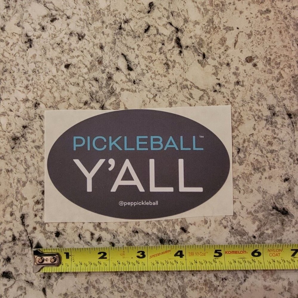 Pickleball Vinyl Sticker